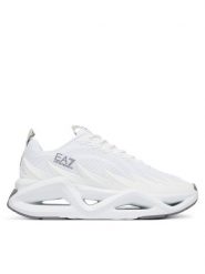 EA7 Emporio Armani Sneakersy 7X000304 AF18442 MZ877 Biały. Białe buty sportowe casual EA7 Emporio Armani, bez wzorów, z materiału, bez zapięcia. Za 959.99 zł.