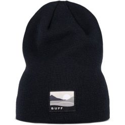 Czapka BUFF KNITTED BEANIE LILON LONG. Czarne czapki zimowe Buff, bez wzorów. Za 119.90 zł.