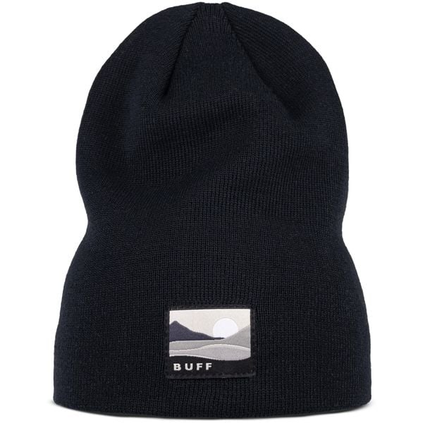 Czapka BUFF KNITTED BEANIE LILON LONG. Czarne czapki zimowe Buff, bez wzorów. Za 78.69 zł.
