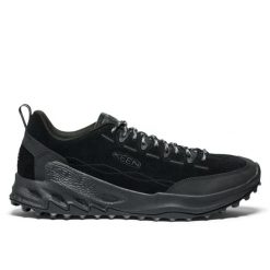 Buty trekkingowe Keen Jasper Zionic. Czarne buty trekkingowe Keen, bez wzorów, z materiału, bez zapięcia, trekkingowe. Za 774.50 zł.