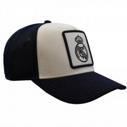 Męska Czapka Trucker. Białe czapki z daszkiem REAL MADRID, bez wzorów. Za 189.99 zł.