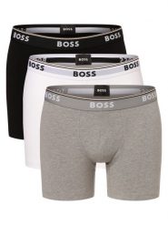 BOSS Obcisłe bokserki pakowane po 3 szt. Mężczyźni Bawełna szary|czarny|biały|wielokolorowy, XXL. Białe bokserki Boss, m, bez wzorów, z bawełny. Za 219.95 zł.