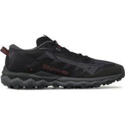 Buty do biegania w terenie męskie Mizuno WaveDaichi 7 GTX zMembraną Gore-Tex. Czarne buty do biegania Mizuno, bez wzorów, z gore-texu, bez zapięcia, do biegania, gore-tex. Za 458.99 zł.