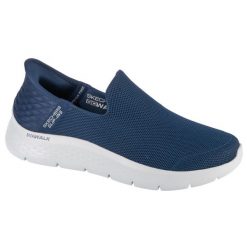 Buty sportowe Sneakersy męskie, Slip-Ins: Go Walk Flex - No Hands. Niebieskie buty sportowe casual Skechers, bez wzorów, bez zapięcia. Za 359.99 zł.
