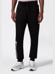 Champion Spodnie dresowe w kolorze czarnym rozmiar: XL. Czarne spodnie treningowe długie Champion, xl, bez wzorów, z bawełny. Za 104.89 zł.