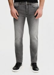 PAKO LORENTE - Szare jeansowe spodnie męskie. Szare spodnie materiałowe Pako Lorente, na co dzień, m, bez wzorów, z bawełny, casualowe. Za 399.99 zł.