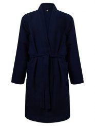 CR7 Szlafrok w kolorze granatowym rozmiar: XL. Niebieskie szlafroki CR7, xl, bez wzorów, bez ramiączek, bez kaptura. Za 139.54 zł.