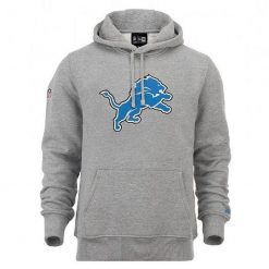Bluza z kapturem Detroit Lions NFL. Szare bluzy New Era, m, bez wzorów, z kapturem. Za 294.50 zł.