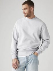Levi's Bluza w kolorze jasnoszarym rozmiar: L. Szare bluzy Levi's®, l, bez wzorów, z bawełny, bez kaptura. Za 138.70 zł.
