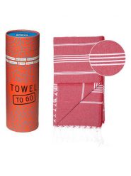 Samimi Chusta hammam w kolorze czerwonym - 180 x 100 cm rozmiar: onesize. Czerwone szaliki Samimi, bez wzorów, z bawełny. Za 65.45 zł.