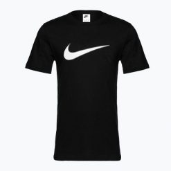 Koszulka męska Nike Sportswear. Czarne t-shirty sportowe Nike, bez wzorów, z bawełny, bez ramiączek, na fitness i siłownię. Za 98.99 zł.