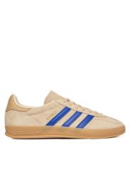 Adidas Sneakersy Gazelle Indoor IH9660 Beżowy. Brązowe buty sportowe casual Adidas, bez wzorów, ze skóry, bez zapięcia. Za 529.99 zł.