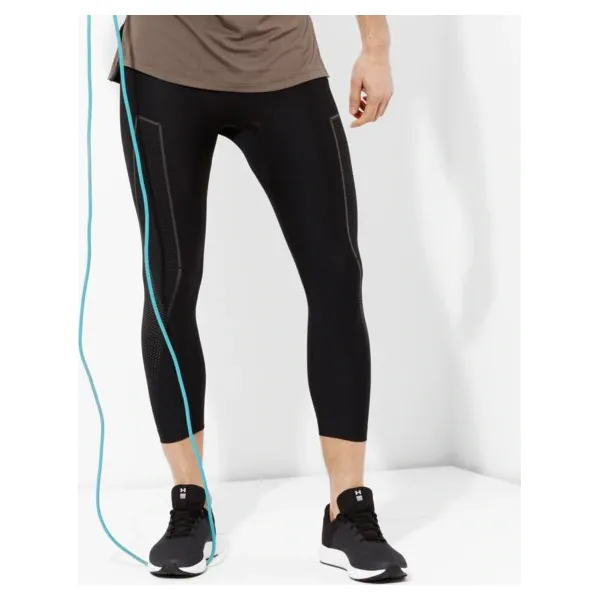 Under Armour Leggings Hg Armour Graphic 3/4 , czarny, rozmiar M. Czarne odzież kompresyjna Under Armour, m, bez wzorów, z nylonu, na fitness i siłownię. W wyprzedaży za 99.99 zł.