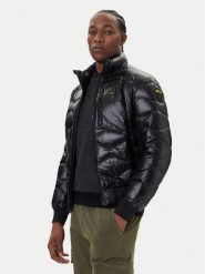Blauer Kurtka puchowa 25WBLUC03075 Czarny Regular Fit. Czarne kurtki Blauer, l, bez wzorów, z puchu, bez kaptura. Za 1,419.00 zł.