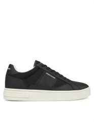 Armani Exchange Sneakersy XUX241 XV911 K001 Czarny. Czarne buty sportowe casual Armani Exchange, bez wzorów, ze skóry, bez zapięcia. Za 699.99 zł.