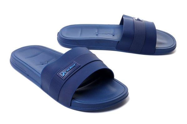 RIDER 11679 GO SLIDE AD 20781 blue/blue, klapki męskie. Niebieskie klapki Rider. Za 89.99 zł.