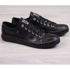 Big Star Trampki męskie z eko skóry czarne Big Star 41. Trampki marki BIG STAR. Za 99.99 zł.