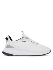 BOSS Sneakersy Ttnm Evo Runn 50529544 Biały. Białe buty sportowe casual Boss, bez wzorów, z materiału, bez zapięcia. Za 759.99 zł.