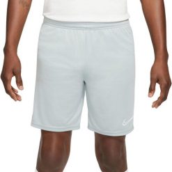 Spodenki sportowe męskie Nike Dri-FIT Academy Short. Szare krótkie spodenki sportowe Nike, m, bez wzorów. Za 80.31 zł.