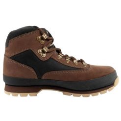 Męskie Skórzane Buty Za Kostkę Euro Hiker. Brązowe buty turystyczne Timberland, bez wzorów, z gumy, za kostkę, bez zapięcia, trekkingowe. Za 671.99 zł.