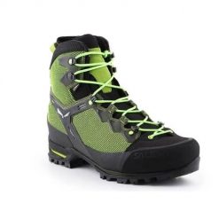 Buty trekkingowe męskie Salewa MS Raven 3 Gtx. Zielone buty trekkingowe Salewa, bez wzorów, z materiału, za kostkę, bez zapięcia, trekkingowe. Za 1,507.00 zł.
