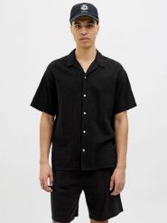Jack & Jones Koszula "Easter" w kolorze czarnym rozmiar: XXL. Czarne koszule Jack & Jones, xxl, bez wzorów, z bawełny, bez kołnierzyka, bez ramiączek. Za 88.43 zł.