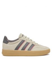Adidas Sneakersy Barreda JP7100 Beżowy. Brązowe buty sportowe casual Adidas, bez wzorów, ze skóry, bez zapięcia. Za 269.99 zł.