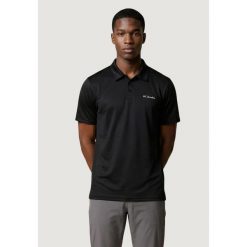 Polo z krótkim rękawem Mężczyzna COLUMBIA Columbia Hike™ Polo. Czarne koszulki polo Columbia, m, bez wzorów, z materiału, bez kołnierzyka, bez ramiączek. Za 170.35 zł.