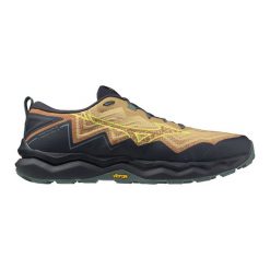 Buty do biegania w terenie męskie Mizuno Wave Daichi 9. Brązowe buty do biegania Mizuno, bez wzorów, bez zapięcia, do biegania, mizuno wave. Za 599.99 zł.