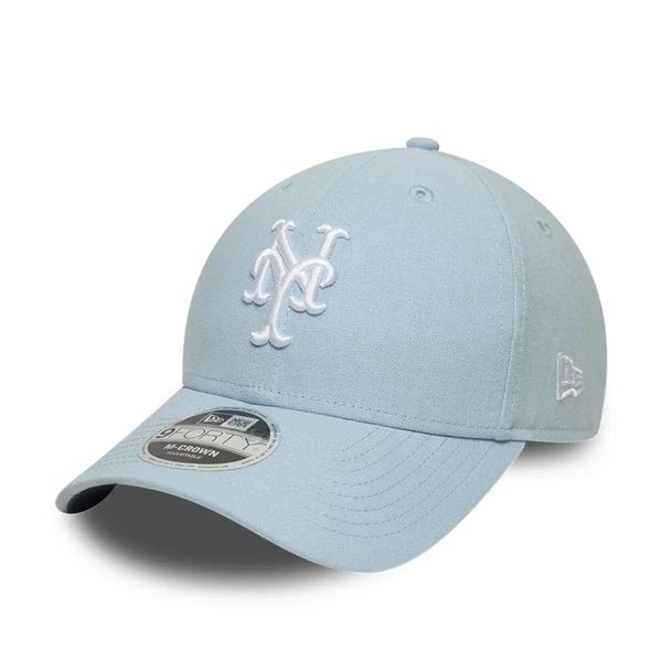 Czapka baseballowa New York Mets New Era 9Forty. Niebieskie czapki z daszkiem New Era, bez wzorów, z bawełny. Za 173.50 zł.