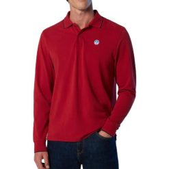 NORTH SAILS POLO LONG SLEEVE Czerwony. Czerwone koszulki polo North Sails, m, bez wzorów, z tkaniny, bez kołnierzyka, bez ramiączek. Za 283.99 zł.
