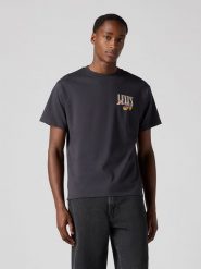Levi's Koszulka w kolorze antracytowym rozmiar: S. Czarne bezrękawniki Levi's®, s, bez wzorów, z bawełny, bez kołnierzyka, bez ramiączek. Za 62.03 zł.