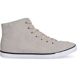 Brązowe Wysokie Trampki Casual 033 Beige. Brązowe trampki ButyModne, m, bez wzorów, bez zapięcia. Za 68.00 zł.