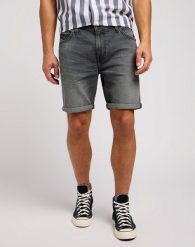 LEE RIDER SHORT MĘSKIE SZORTY KRÓKIE SPODENKI JEANSOWE WASHED GREY 112349328 L73F015973. Szare szorty Lee, l, bez wzorów, z jeansu. Za 159.99 zł.