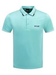 Hugo Boss Fashion Koszulka polo w kolorze turkusowym rozmiar: 3XL. Niebieskie koszulki polo Hugo Boss Fashion, xl, bez wzorów, bez kołnierzyka, bez ramiączek. Za 302.35 zł.