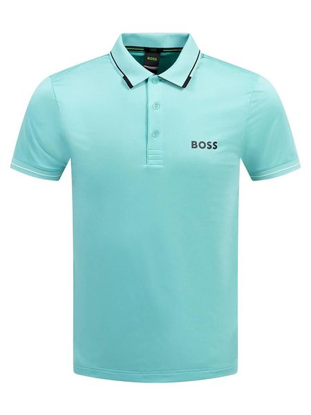 Hugo Boss Fashion Koszulka polo w kolorze turkusowym rozmiar: 3XL. Niebieskie koszulki polo Hugo Boss Fashion, xl, bez wzorów, bez kołnierzyka, bez ramiączek. Za 302.35 zł.