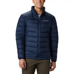 Kurtka Columbia Autumn Park Down Jacke. Niebieskie kurtki Columbia, m, bez wzorów, z puchu, bez kaptura. Za 716.99 zł.