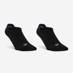Skarpetki fitness niskie 2 pary. Skarpety DOMYOS, bez wzorów, z dzianiny. Za 19.99 zł.