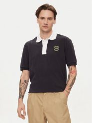 Lacoste Polo PH7369 Granatowy Regular Fit. Niebieskie koszulki polo LACOSTE, m, bez wzorów, z bawełny, bez kołnierzyka, bez ramiączek. Za 569.99 zł.