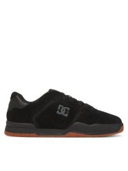 DC Sneakersy CENTRAL ADYS100551-KKG Czarny. Czarne buty sportowe casual DC, bez wzorów, ze skóry, bez zapięcia. Za 249.99 zł.