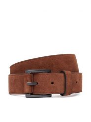 Tommy Hilfiger Pasek Th Soho Roller Suede 3.5 AM0AM14554 Brązowy. Brązowe paski Tommy Hilfiger, bez wzorów, ze skóry. Za 229.99 zł.