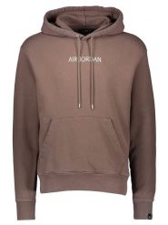Air Jordan Bluza "Wordmark" w kolorze brązowym rozmiar: S. Brązowe bluzy AIR JORDAN, s, bez wzorów, z kapturem. Za 243.27 zł.