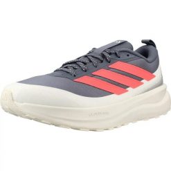 Buty ADIDAS 180975 Szary. Szare buty turystyczne Adidas, bez wzorów, z tkaniny, bez zapięcia, na fitness i siłownię. Za 286.00 zł.