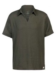Herrlicher Koszulka polo "Dexter" w kolorze khaki rozmiar: XXL. Brązowe koszulki polo Herrlicher, xxl, bez wzorów, bez kołnierzyka, bez ramiączek. Za 130.99 zł.
