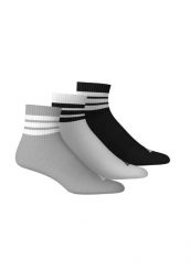 Skarpety do połowy wysokości adidas 3-Stripes (x3). Skarpety Adidas, bez wzorów. Za 104.50 zł.