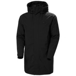 Kurtka wodoodporna Helly Hansen Munich INS. Czarne kurtki Helly Hansen, na jesień, m, bez wzorów, z materiału, bez kaptura. Za 736.50 zł.
