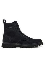 Calvin Klein Jeans Trzewiki YM0YM01070 Czarny. Czarne botki sznurowane Calvin Klein Jeans, bez wzorów, z jeansu, bez obcasa, bez zapięcia. Za 799.99 zł.