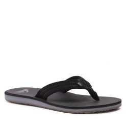 Japonki Quiksilver. Czarne japonki Quiksilver, bez wzorów. Za 99.99 zł.