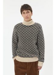 Matinique Sweter w kolorze beżowo-czarnym rozmiar: XS. Brązowe swetry nierozpinane Matinique, xs, bez wzorów, bez kołnierzyka, bez ramiączek. Za 295.99 zł.