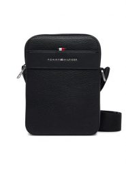Tommy Hilfiger Saszetka AM0AM14698 Czarny. Czarne saszetki i nerki Tommy Hilfiger, bez wzorów, ze skóry, bez dodatków. Za 369.99 zł.